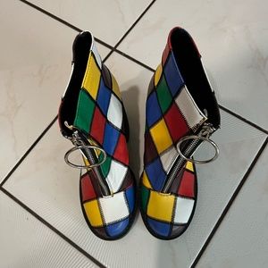 Current Mood Barnie Platform Boots women's boots size 7M